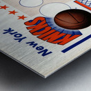 1967 New York Knicks Basketball Art Metal print