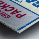 1978 Green Bay Packers vs. LA Rams Ticket Art Metal print