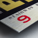 1969 Pro Bowl Football Ticket Art Metal print