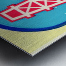 1974 Cardinals vs. Houston Oilers Football Ticket Art Metal print