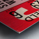 1962 Pittsburgh Steelers vs. Washington Redskins Metal print