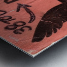 1944 Boston Yanks vs. Philadelphia Eagles Ticket Art Metal print