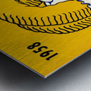 1958 LA Rams Vintage Art Metal print