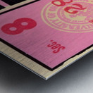 1950_College_Football_Oklahoma vs. Texas A&M_Owen Field_Row One Brand Ticket Stub Metal print