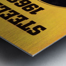 1968 Pittsburgh Football Helmet Art Metal print