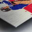 1939 Vintage Football Punter  Metal print