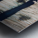 Navy Woods Metal print