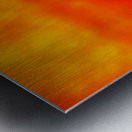 Baseball Sunset Art Watercolor Style Sports Art Print Metal print