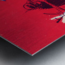 1964 Chicago White Sox Scorecard Reproduction Baseball Art Print Metal print