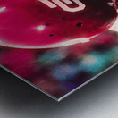 oklahoma sooners football helmet ou football Metal print