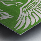 north texas state college unt eagles vintage poster college art collection Metal print