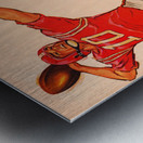 Elmer Wexler Football Art Reproduction Metal print