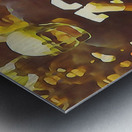 Saturday Scamper Notre Dame Football Art Metal print