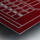 1930 Owen Field Map Metal print