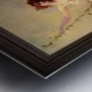 The Swing by Edouard Bisson Old Masters Fine Art Reproduction Metal print