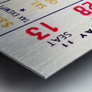 1960 Washington State vs. California Metal print