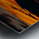 Sunset Fishermen- Pokhara Nepal Metal print