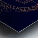 archbold stadium map vintage college football stadium art (1) Metal print