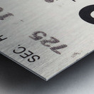 Philadelphia Eagles Ticket Stub Art Metal print