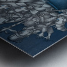 Lithography K46 Metal print