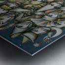 Lithography H22 Metal print