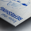 Vintage Coke Ad Enjoy That Refreshing New Feeling Metal print