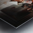 In a Roman Osteria by Carl Heinrich Bloch Classical Art Old Masters Reproduction Metal print