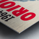 1964 baltimore orioles vintage baseball art poster Metal print