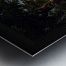 The Beeches by Brown Durand Classical Landscape Reproduction Metal print