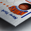 George Kalinsky Art Vintage New York Knicks Poster Reproduction Sports Art Metal print