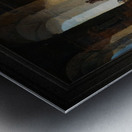 Washerwomen In A Roman Architecture by Hubert Robert Old Masters Reproduction Metal print