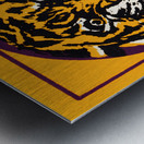 LSU Tigers Retro Eighties Art Print  Metal print