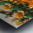 1965 oregon duck football art Metal print