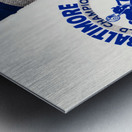 1958 Baltimore Colts Football Print  Metal print