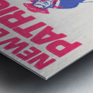 1972 new england patriots schaefer stadium art Metal print