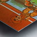 1982 Oklahoma State Football Jimmy Johnson Poster Metal print