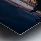 Couleurs sur le lac Metal print
