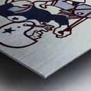 Vintage Dallas Cowboys Art Metal print