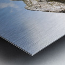 Half Dome from Mirror Lake on film Metal print