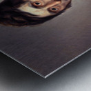 Portrait of painter Metal print