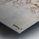 Winter landscape Metal print