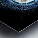 Arsencia Ethereal Silver Light Fractal Art Metal print