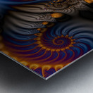 Blue Flame Metal print