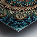 Mushroom Mandala Metal print