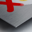 Cozy Golfer Metal print