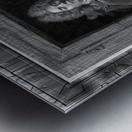 Nicolas de Largilliere by French Engraver Francois Chereau Classical Art Old Masters Reproduction Metal print