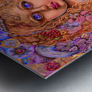 Yumi SugaiChristmas light angel. Metal print