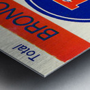 1983 Denver Broncos Ticket Art Metal print