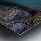 Glacial Pond Metal print