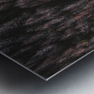 Red forest Metal print